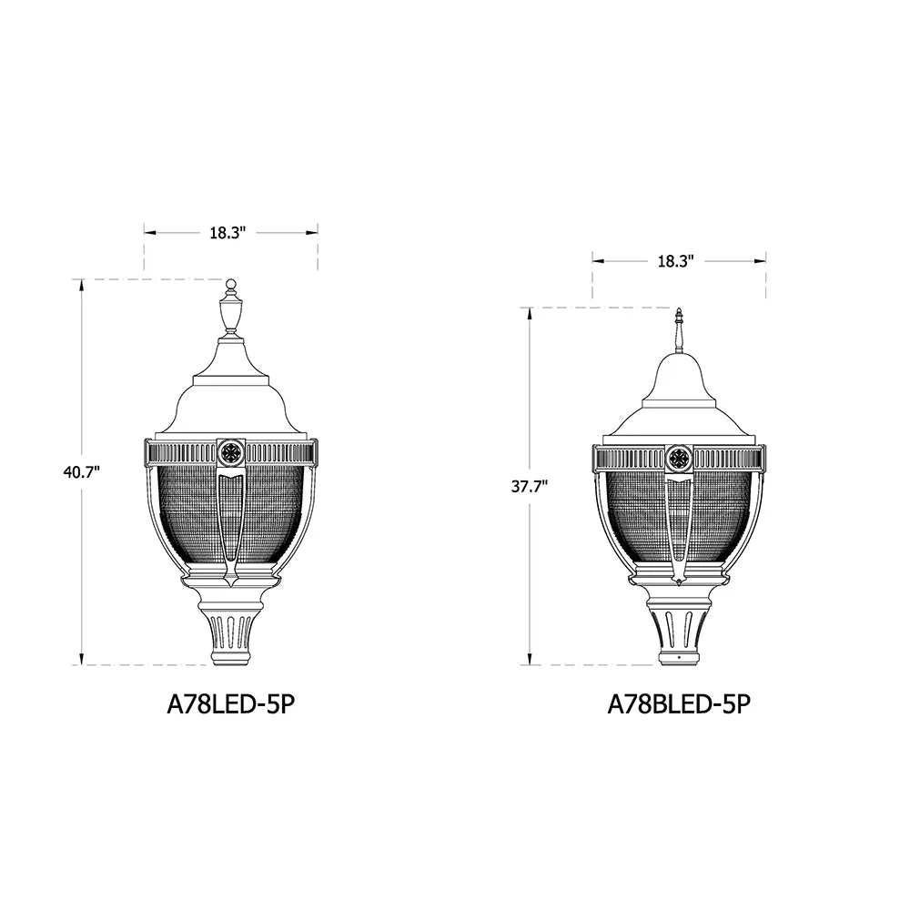 Sternberg Lighting A78LED Cambridge / A78BLED Frisco