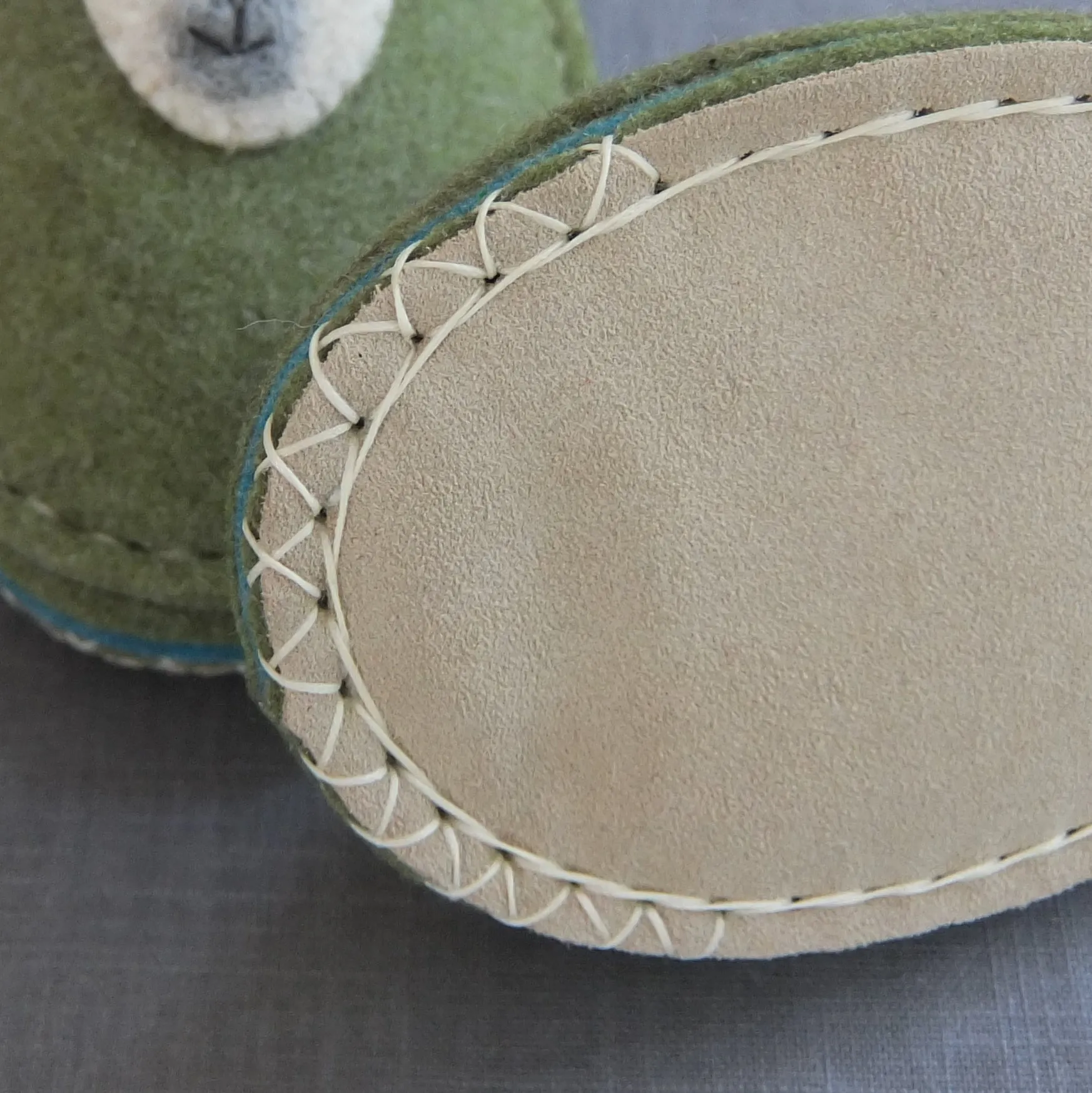 Suede Slipper Soles  - Adult sizes