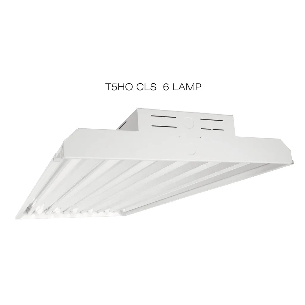 T5HO CLS 6 & 8 LAMP LINEAR FLUORESCENT LIGHTING FIXTURE