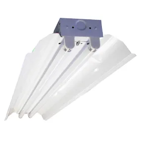 T5HO FLUORESCENT T5IN 1, 2 & 3 LAMP 4 & 8 FOOT HIGH BAY FIXTURE