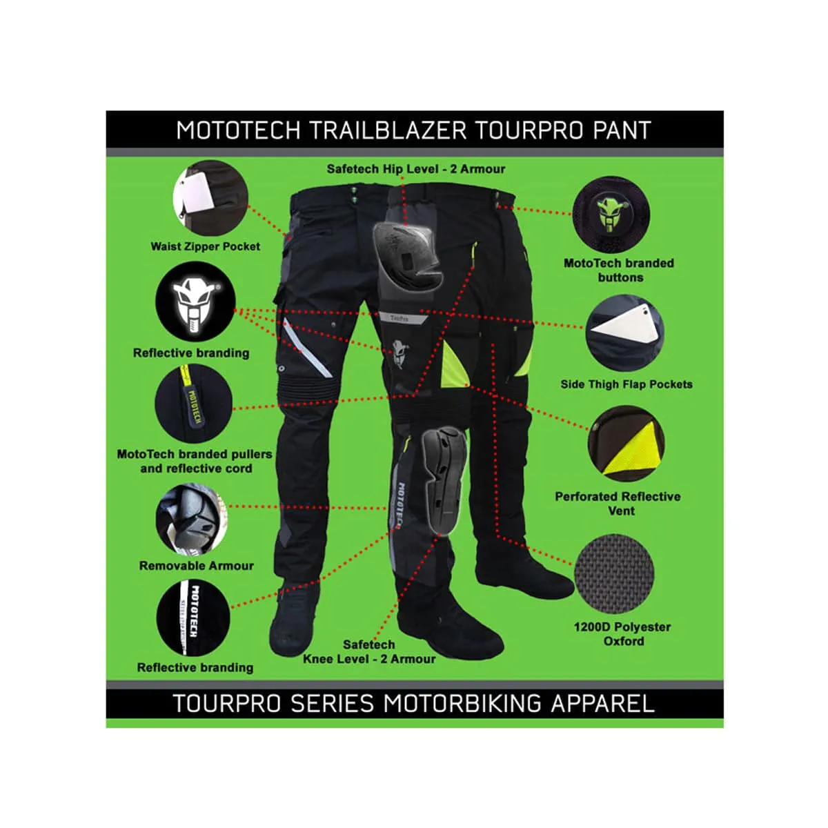 Trailblazer TourPro Riding Pant v2.0 - Level 2