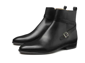 Watts Jodhpur Boot in Black Calf