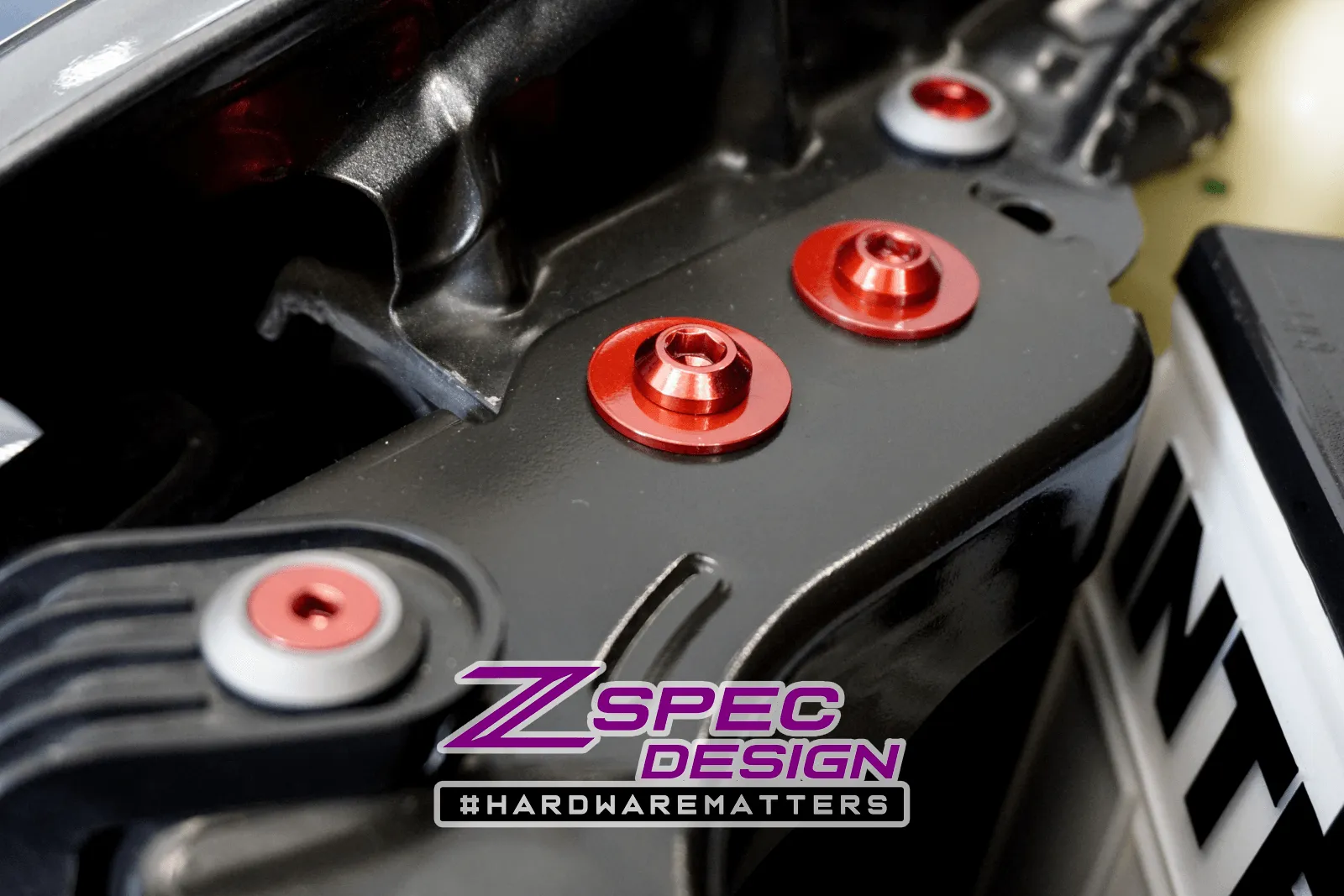 ZSPEC "Stage 2" Dress Up Bolts® Fastener Kit for '05-21 Nissan Frontier D40, Titanium & Billet