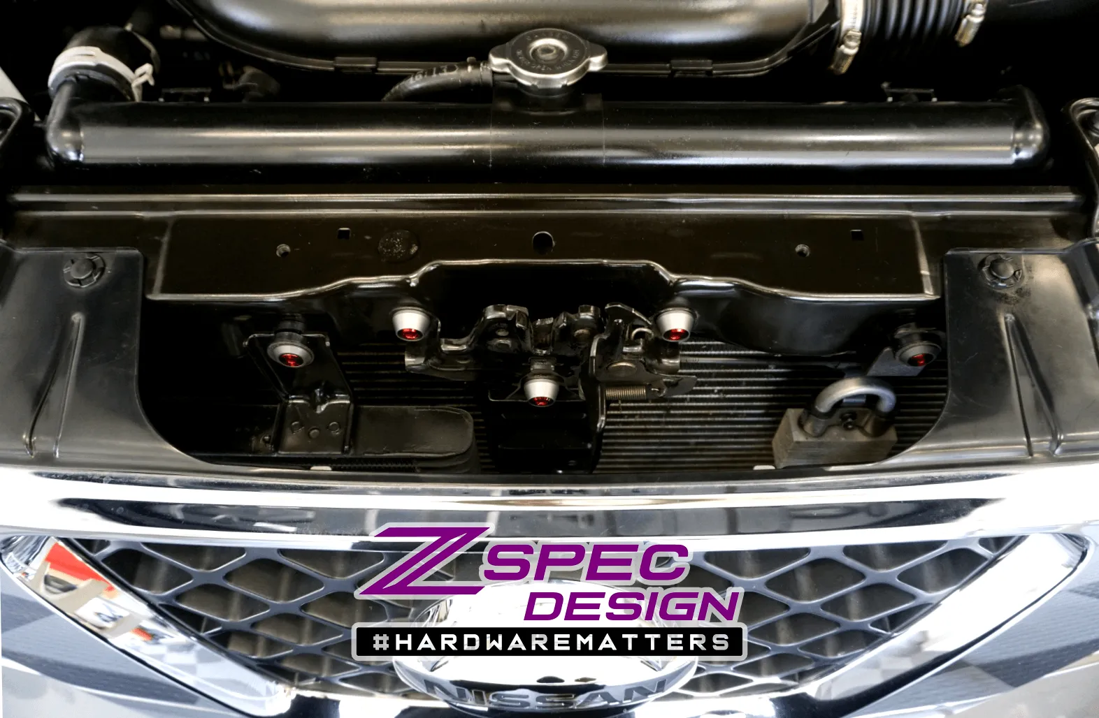 ZSPEC "Stage 2" Dress Up Bolts® Fastener Kit for '05-21 Nissan Frontier D40, Titanium & Billet